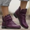 Best reviews of 🧨 RXFSP Purple Zip-Accent Martin Ankle Boot - 👩 Women 🧨 -RXFSP-shop zu90705775 main tm1604687704