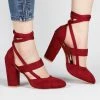 Discount ๐ RXFSP Red Strappy Velvet D'Orsay Pump - ๐ฉ Women ๐งจ 1 Discount ๐ RXFSP Red Strappy Velvet D'Orsay Pump - ๐ฉ Women ๐งจ -RXFSP-shop zu94659845 main tm1617130913