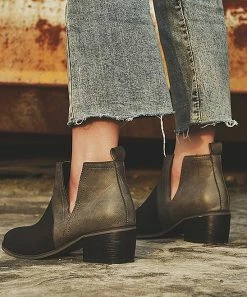 Hot Sale ❤️ RXFSP Black Matte-Accent Bootie - 👩 Women 🤩 -RXFSP-shop zu97746449 alt 2 tm1626218506