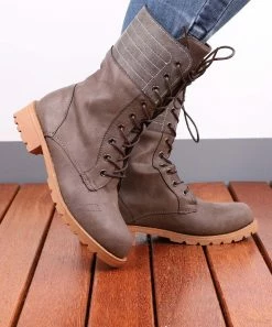 Wholesale 🔔 RXFSP Coffee Lace-Up Boot - 👩 Women 🥰 -RXFSP-shop zu98978672 alt 2 tm1629992261